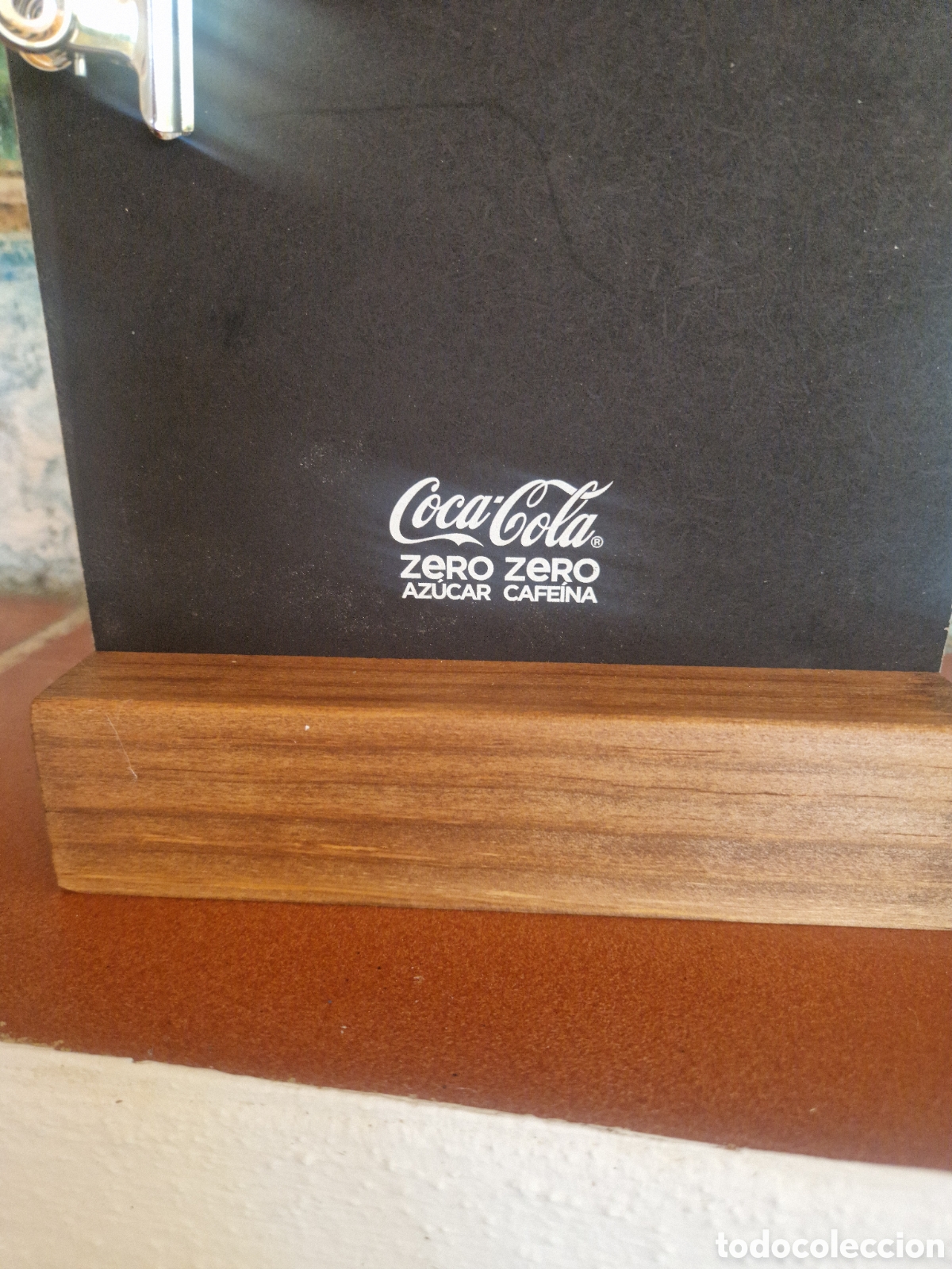 Coleccionismo de Coca-Cola y Pepsi: Coca Cola Zero Expositor Pizarra Nuevo - Foto 5