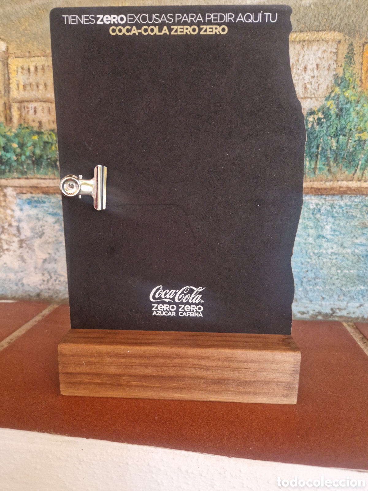 Coleccionismo de Coca-Cola y Pepsi: Coca Cola Zero Expositor Pizarra Nuevo - Foto 4