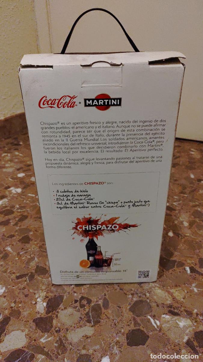 Coleccionismo de Coca-Cola y Pepsi: BOTELLA DE MARTINI + COCA-COLA - EDICI&Oacute;N LIMITADA EN ESTUCHE - 2011 - Foto 2