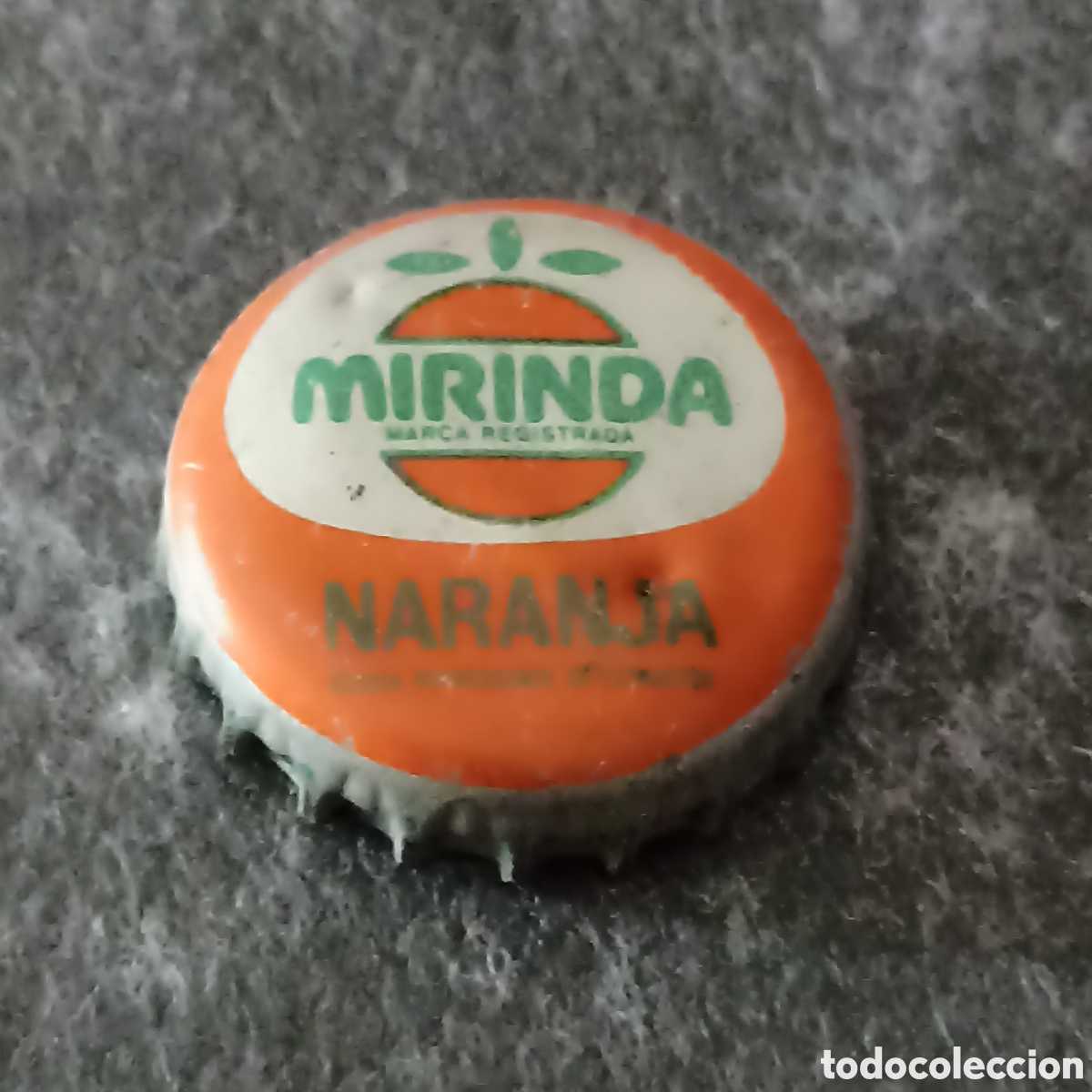 Collectionnisme de Coca-Cola et Pepsi: Chapa Mirinda naranja antigua tap&oacute;n corona Kronkorken Bottle cap tappi