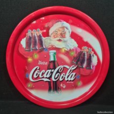 Coleccionismo de Coca-Cola y Pepsi: COCA COLA - BANDEJA NAVIDEÑA PUBLICITARIA - 35 CM DIAMETRO - VER FOTOS