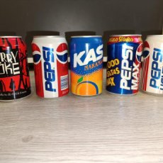 Coleccionismo de Coca-Cola y Pepsi: 47 LATAS ANTIGUAS REFRESCOS CERVEZAS BOTES DE 33
