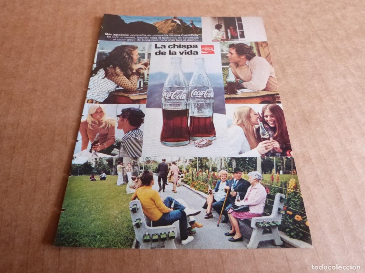 Colecionismo de Coca-Cola e Pepsi: Anuncio Coca-Cola hace mas facil el dialogo - Publicidad de los a&ntilde;os 70