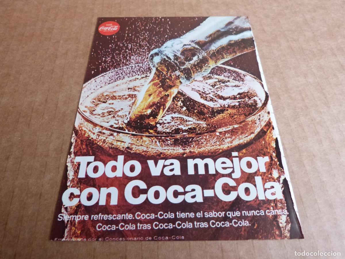 Collezionismo di Coca-Cola e Pepsi: Anuncio Coca-Cola el sabor que nunca cansa - Publicidad de los a&ntilde;os 60
