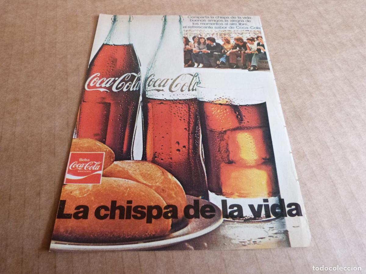 Colecionismo de Coca-Cola e Pepsi: Anuncio Coca-Cola con buenos amigos - Publicidad de los a&ntilde;os 70