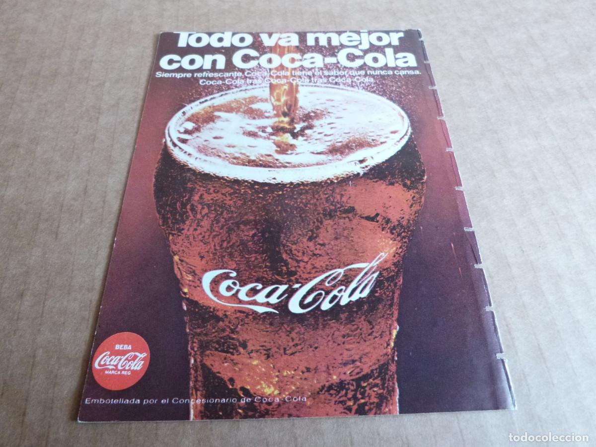 Colecionismo de Coca-Cola e Pepsi: Anuncio Coca-Cola siempre refrescante - Publicidad de los a&ntilde;os 60