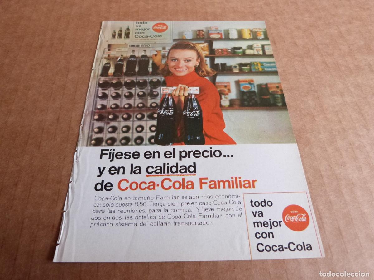 Collecting of Coca-Cola and Pepsi: Anuncio Coca-Cola fijese en el precio y en la calidad - Publicidad de los a&ntilde;os 60