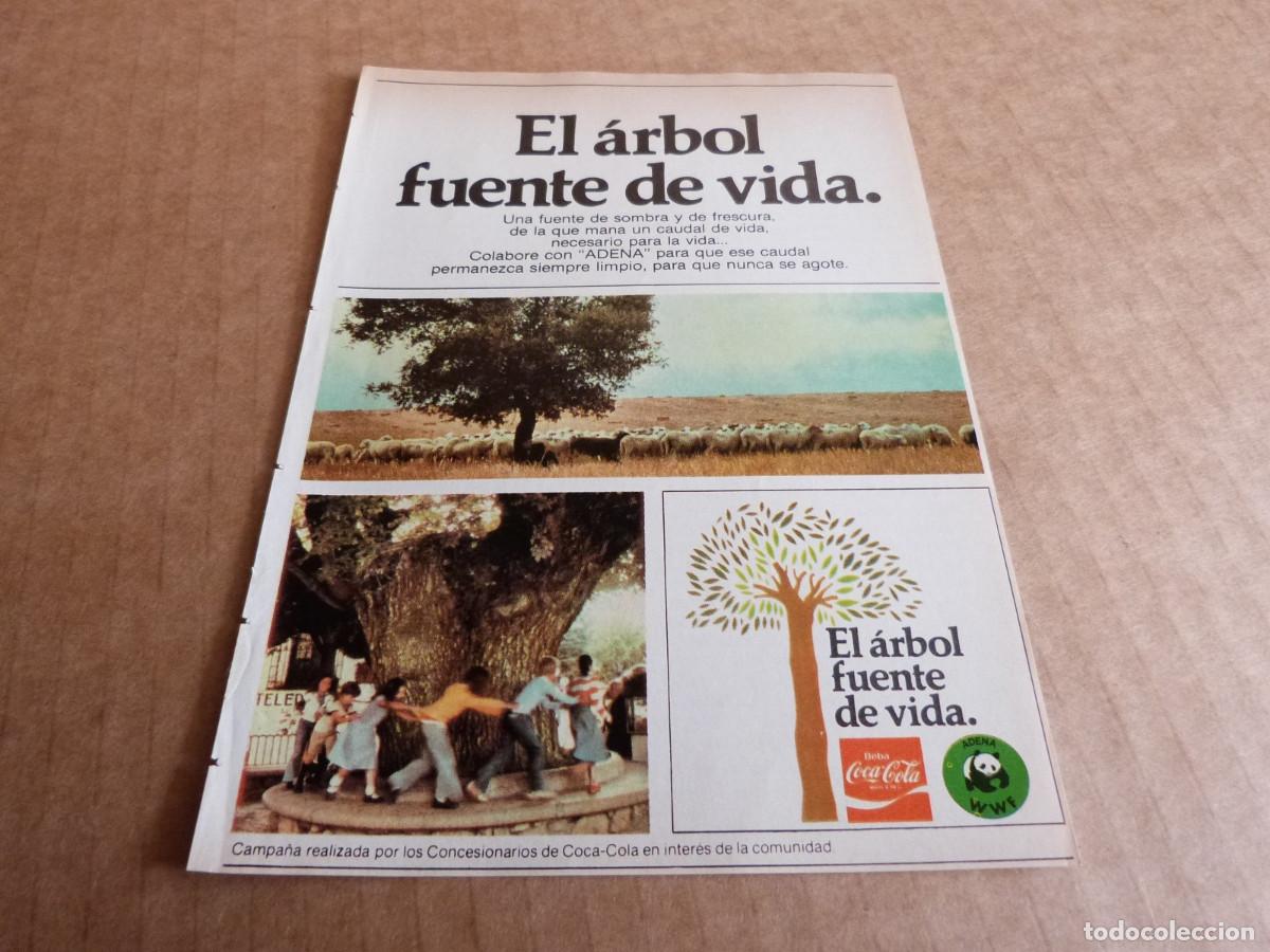 Sammeln von Coca-Cola und Pepsi: Anuncio Coca-Cola el arbol fuente de vida - Publicidad de los a&ntilde;os 70