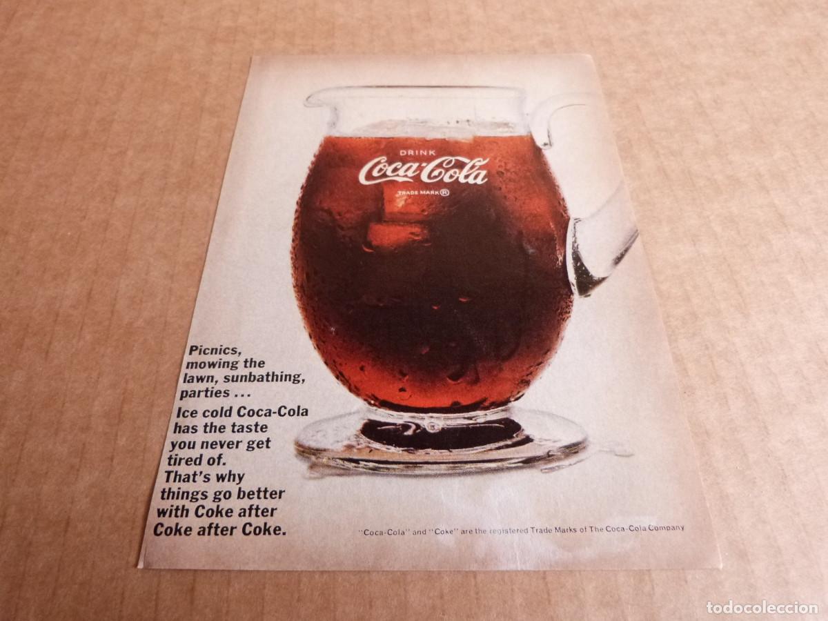 Collecting of Coca-Cola and Pepsi: Anuncio Coca-Cola ice cold - Publicidad de los a&ntilde;os 60
