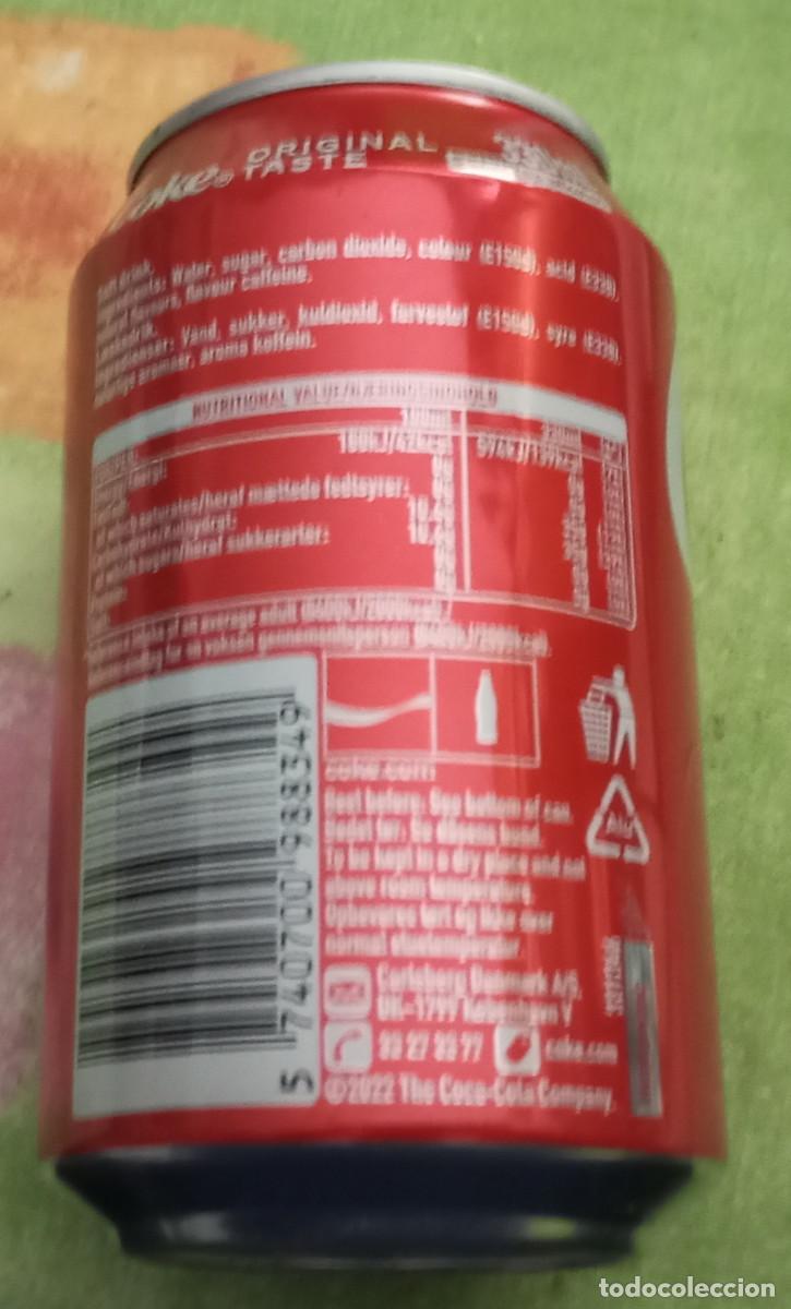 Coleccionismo de Coca-Cola y Pepsi: COCA COLA LATA INTERNACIONAL DINAMARCA - Foto 2