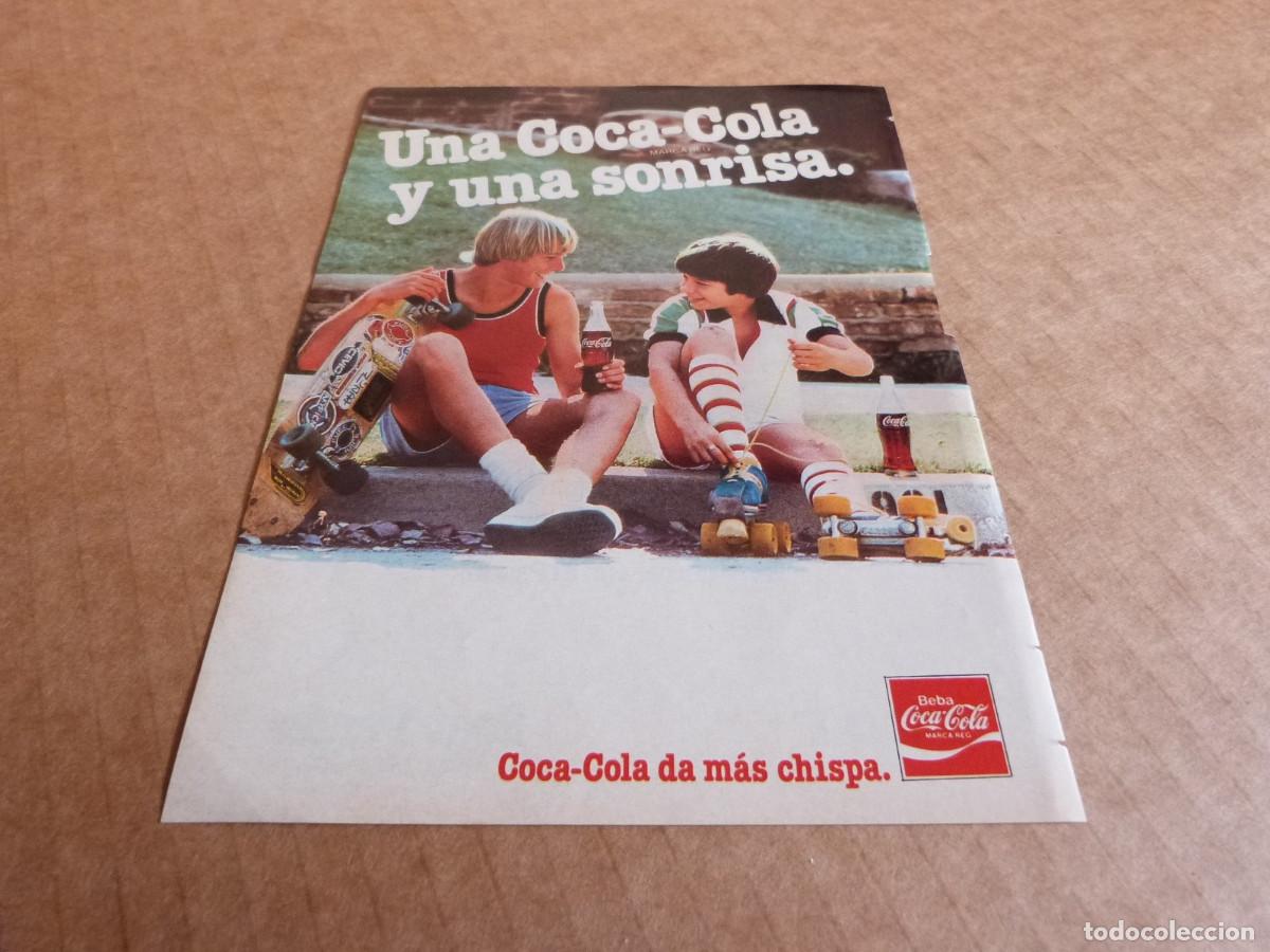 Collectionnisme de Coca-Cola et Pepsi: Anuncio Coca-Cola y una sonrisa - Publicidad de los a&ntilde;os 70