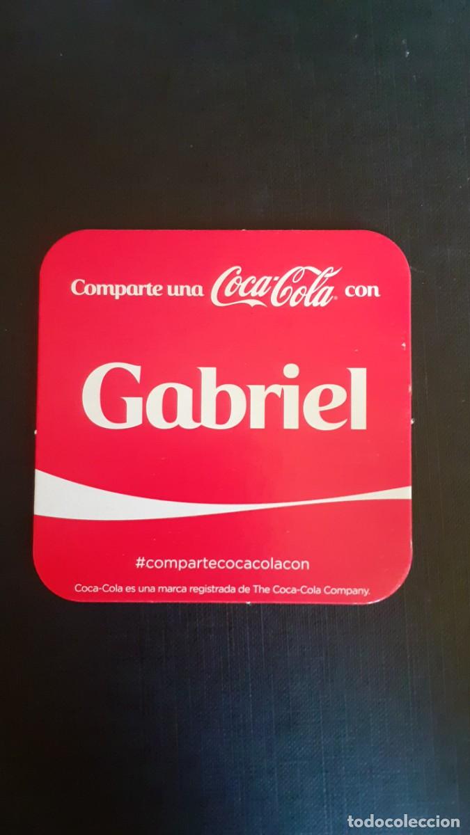 Coleccionismo de Coca-Cola y Pepsi: Posavasos Coca Cola Cocacola con Nombres GABRIEL
