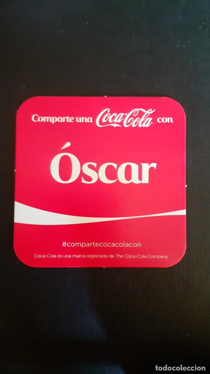 Coleccionismo de Coca-Cola y Pepsi: Posavasos Coca Cola Cocacola con Nombres OSCAR
