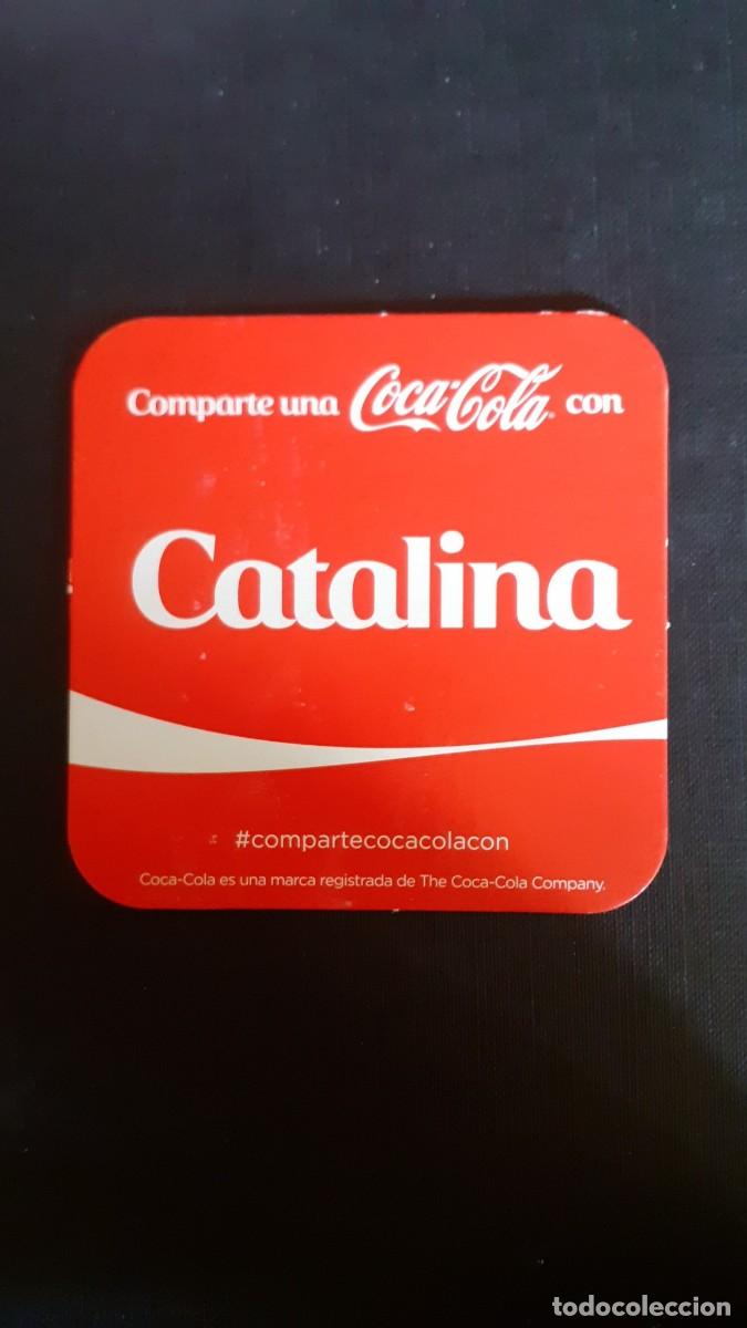Coleccionismo de Coca-Cola y Pepsi: Posavasos Coca Cola Cocacola con Nombres CATALINA