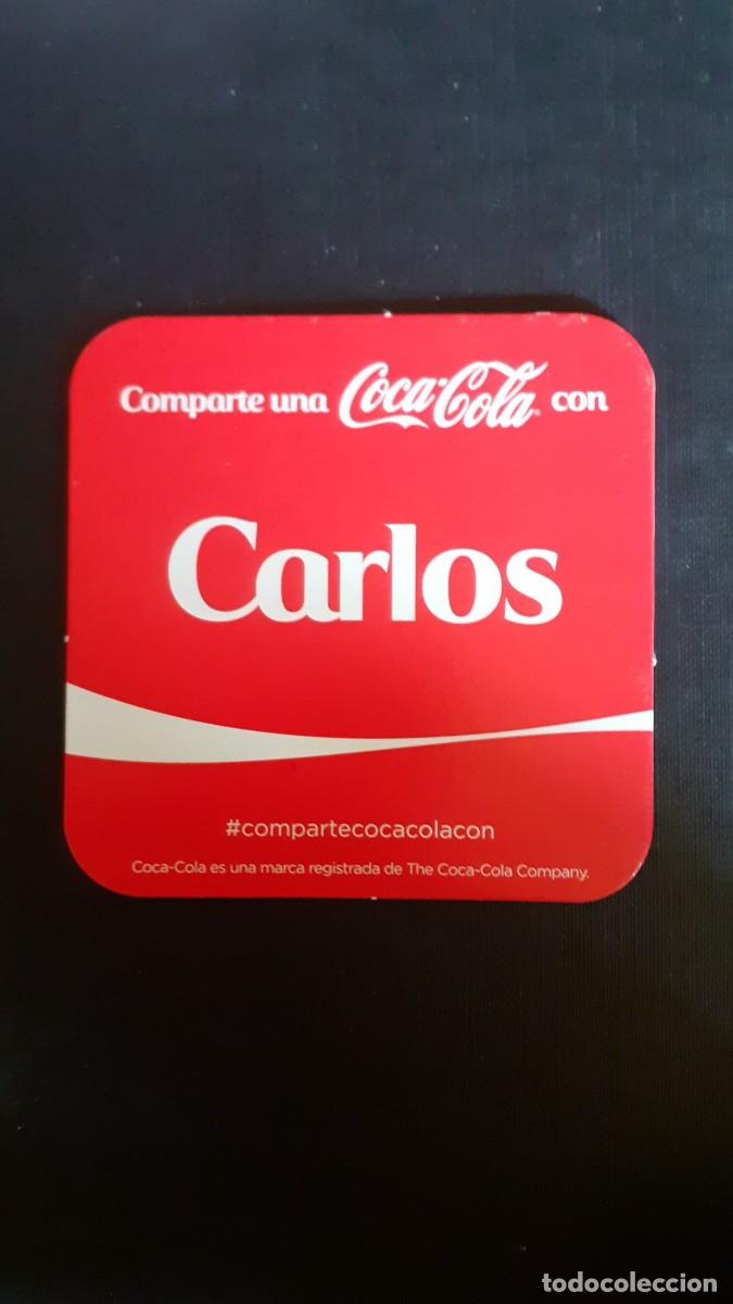 Collecting of Coca-Cola and Pepsi: Posavasos Coca Cola Cocacola con Nombres CARLOS