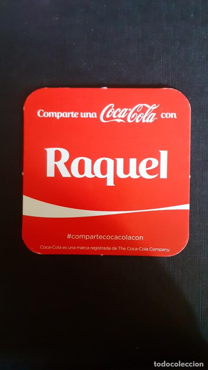 Collecting of Coca-Cola and Pepsi: Posavasos Coca Cola Cocacola con Nombres RAQUEL