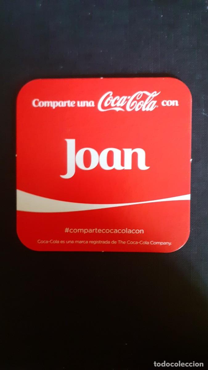 Collecting of Coca-Cola and Pepsi: Posavasos Coca Cola Cocacola con Nombres JOAN