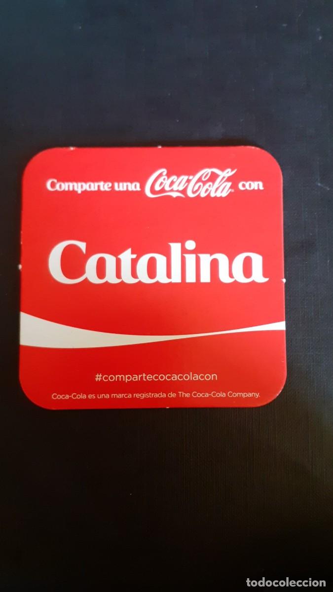 Coleccionismo de Coca-Cola y Pepsi: Posavasos Coca Cola Cocacola con Nombres CATALINA