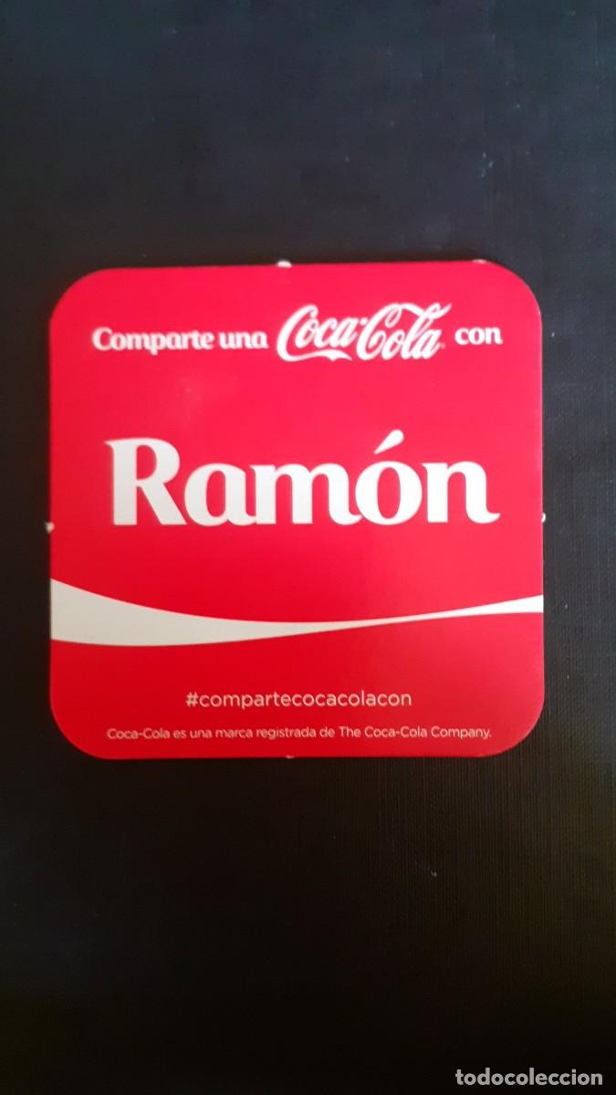 Coleccionismo de Coca-Cola y Pepsi: Posavasos Coca Cola Cocacola con Nombres RAMON