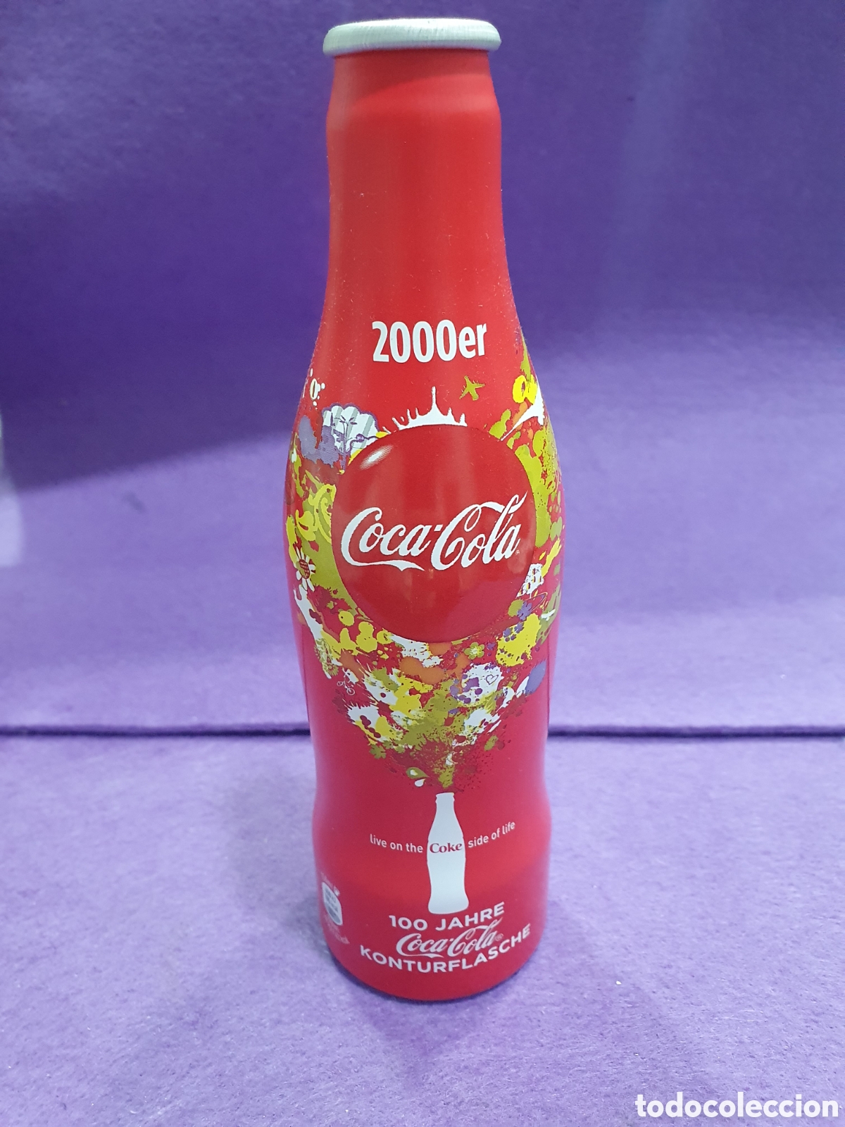 Coleccionismo de Coca-Cola y Pepsi: Botella Coca Cola aluminio ed. limitada. (L48) - Foto 1