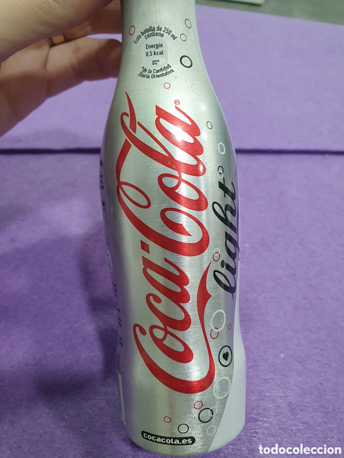 Coleccionismo de Coca-Cola y Pepsi: Botella Coca Cola aluminio ed. limitada. (L48) - Foto 3
