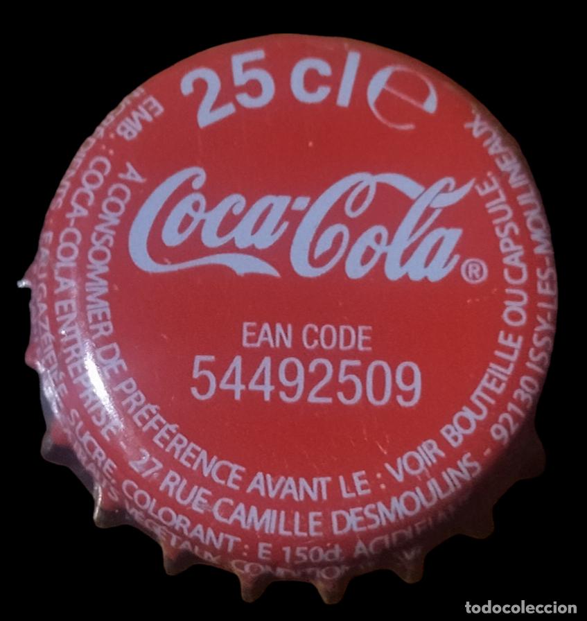 Coleccionismo de Coca-Cola y Pepsi: COCA-COLA CHAPA 54492509 EAN Code. USADA - Foto 1