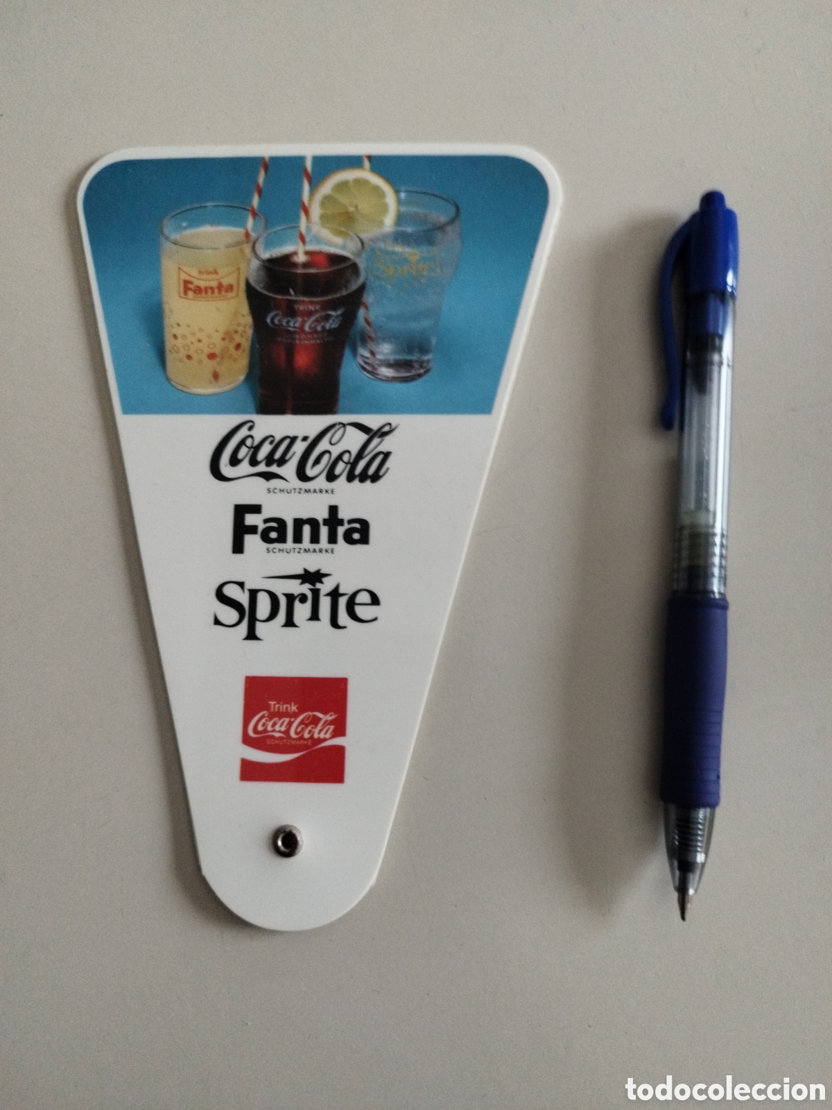 Collecting of Coca-Cola and Pepsi: Publicidad desplegable Coca Cola Franta Sprite helados a&ntilde;os 70