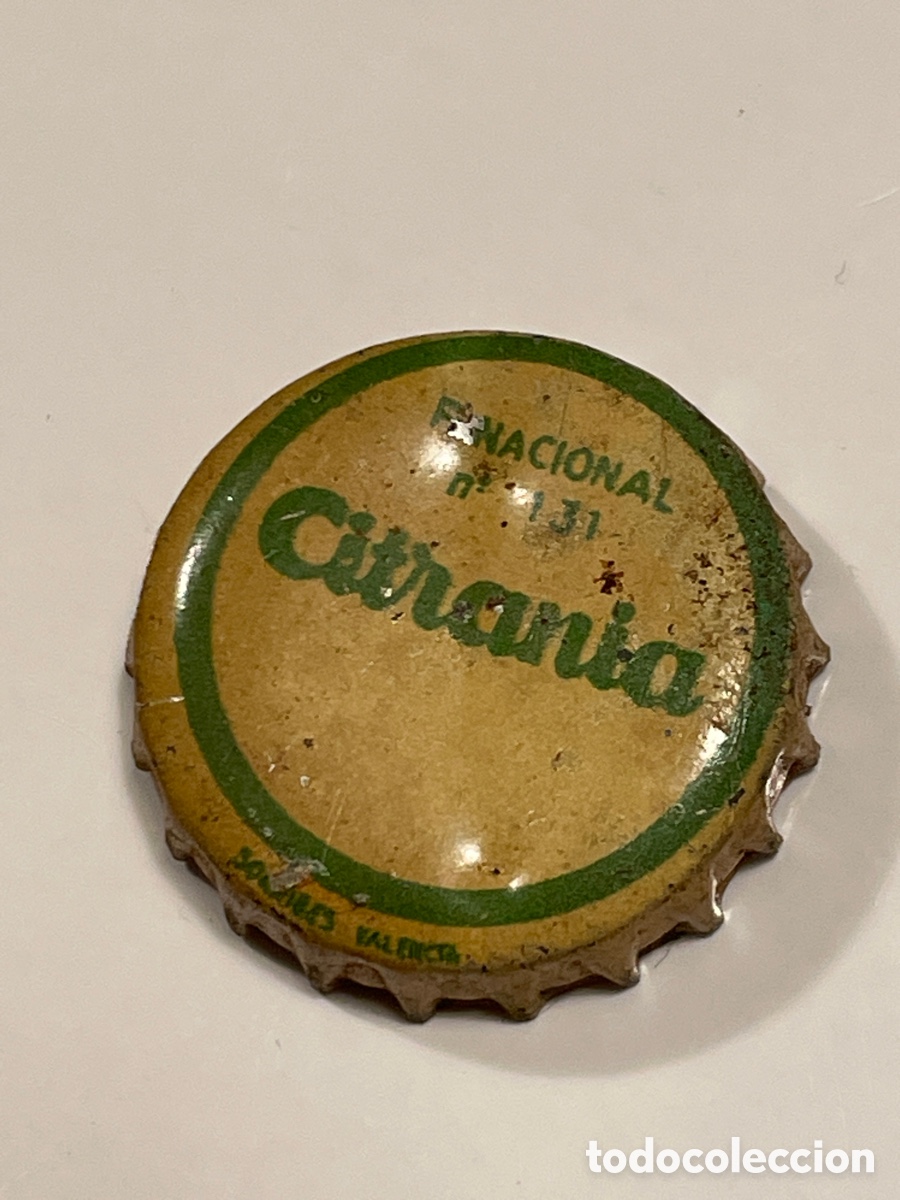 Collezionismo di Coca-Cola e Pepsi: (N) TAPON CHAPA CORONA - CITRANIA COLOR ROJA , CORCHO , SE&Ntilde;ALES DE USO