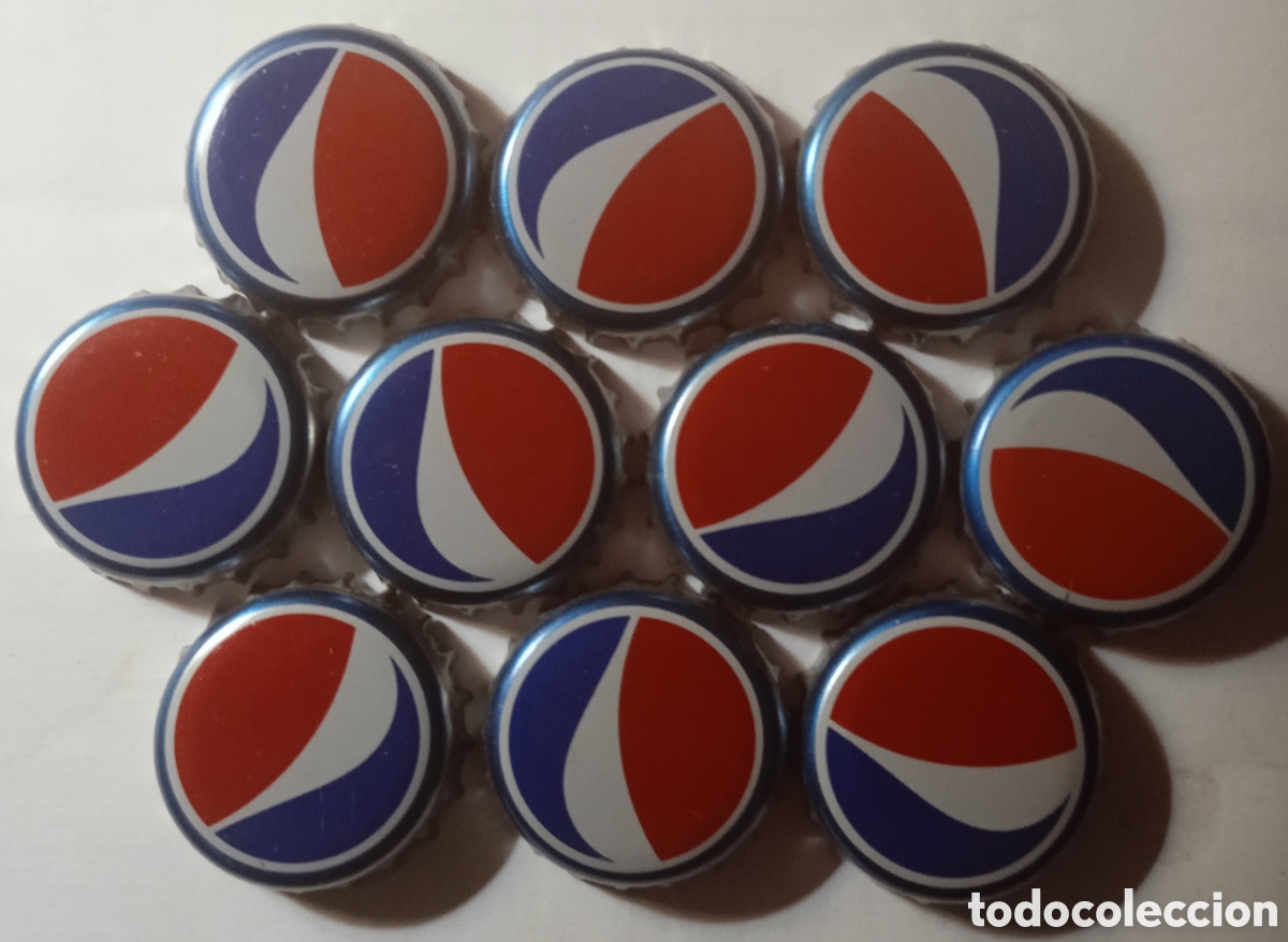 Coleccionismo de Coca-Cola y Pepsi: LOTE CHAPAS PEPSI - Foto 1