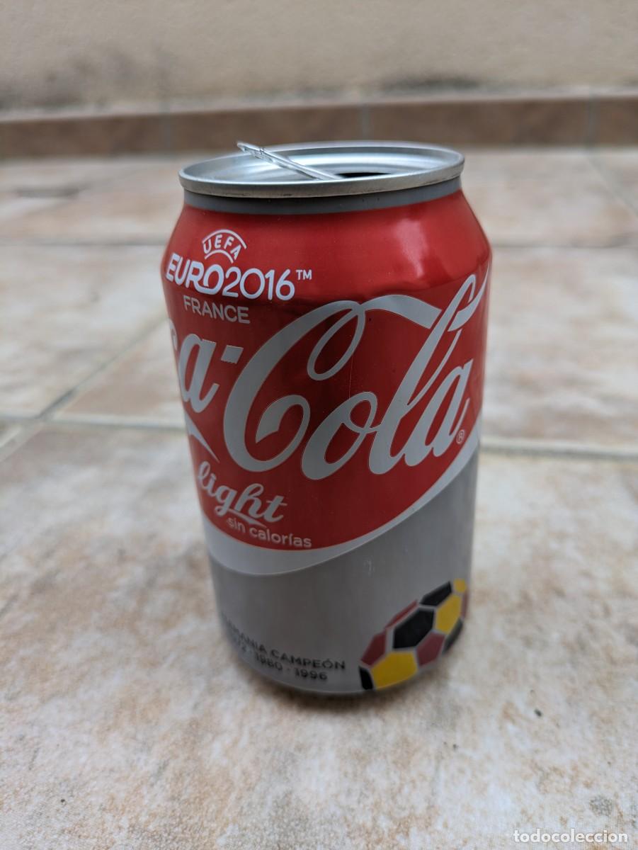 Sammeln von Coca-Cola und Pepsi: Lata vacia Coca-Cola Light Euro2016 France