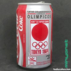Collezionismo di Coca-Cola e Pepsi: LATA VACÍA COCA-COLA SERIE CARTELES OLÍMPICOS - TOKYO 1964 - BARCELONA 92