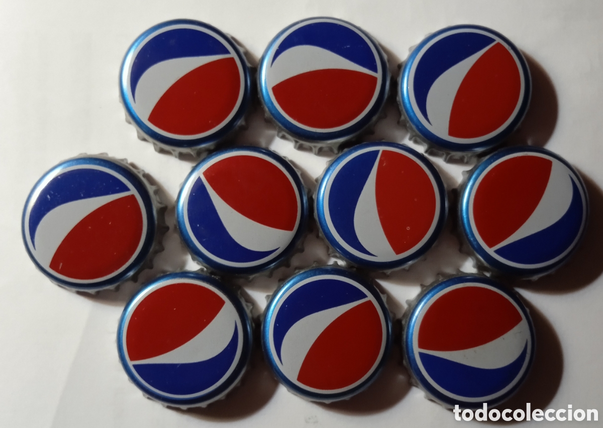Coleccionismo de Coca-Cola y Pepsi: LOTE CHAPAS PEPSI - Foto 1