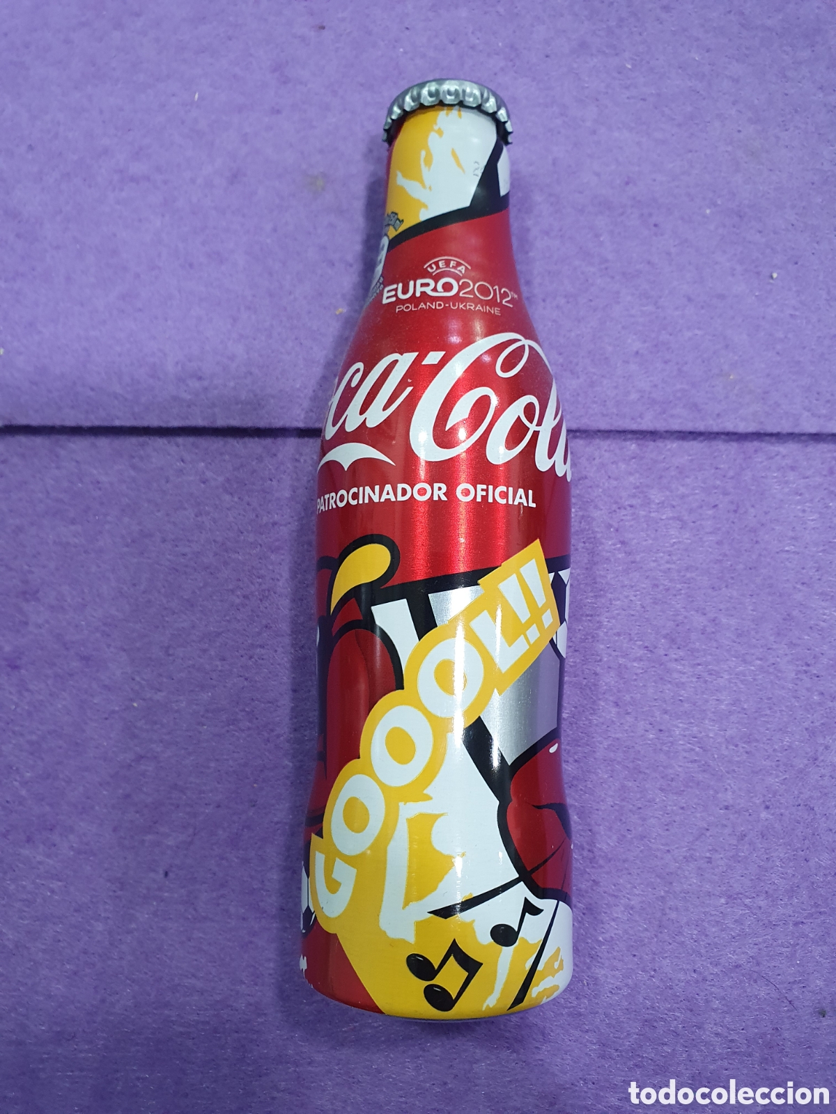 Coleccionismo de Coca-Cola y Pepsi: Botella Coca Cola ed. limitada. Aluminio 2012. (L23) - Foto 1