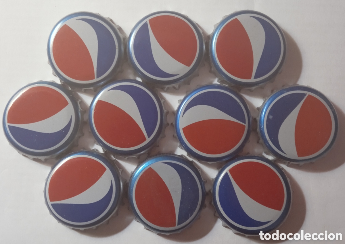 Coleccionismo de Coca-Cola y Pepsi: LOTE CHAPAS PEPSI - Foto 1