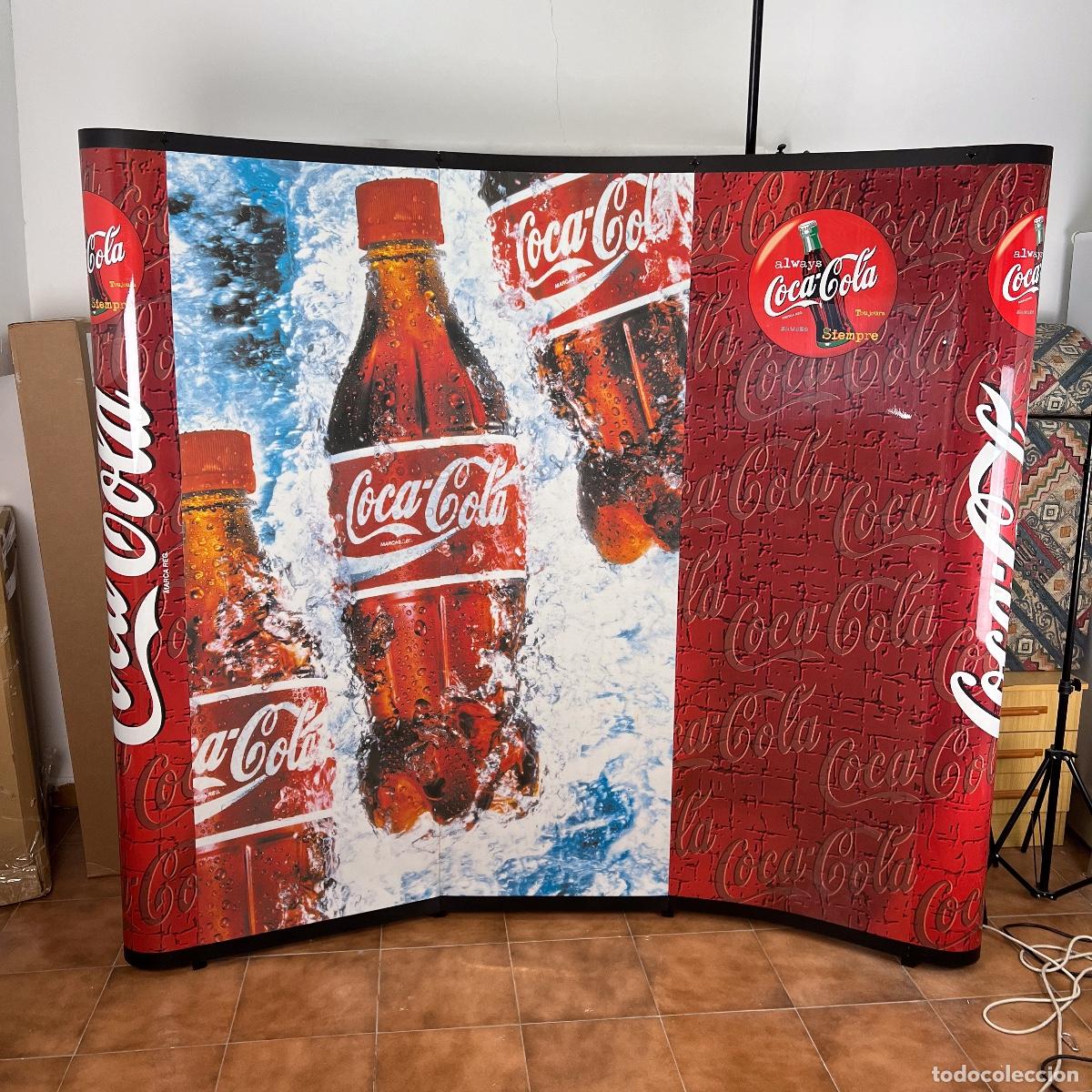 Coleccionismo de Coca-Cola y Pepsi: Display de Cocacola para exposici&oacute;n Nomadic. - Foto 1