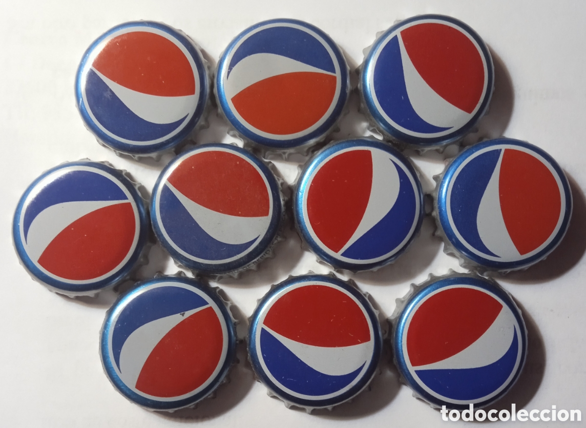 Coleccionismo de Coca-Cola y Pepsi: LOTE CHAPAS PEPSI - Foto 1