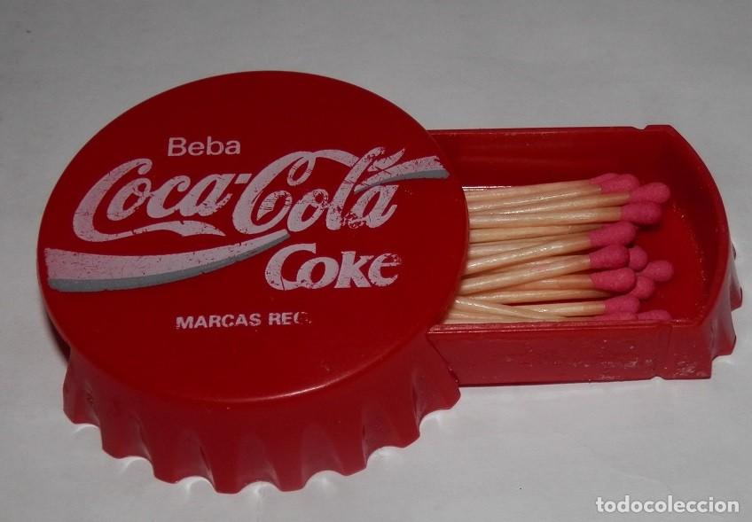 Coleccionismo de Coca-Cola y Pepsi: CAJA CERILLAS DE LA COCA-COLA - Foto 2