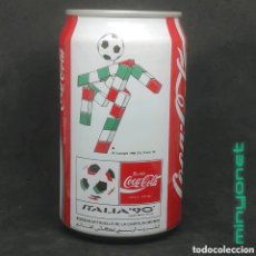 Coleccionismo de Coca-Cola y Pepsi: LATA VACÍA COCA-COLA MARRUECOS - MUNDIAL FÚTBOL ITALIA 90