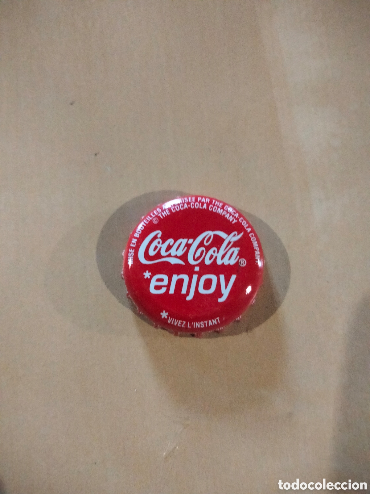 Collectionnisme de Coca-Cola et Pepsi: Chapa coca cola enjoy