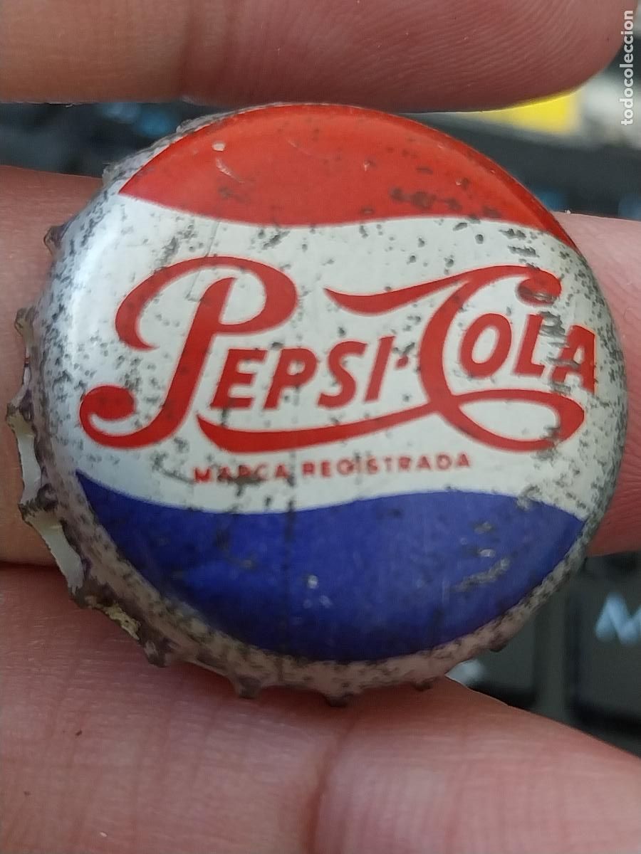 Colecionismo de Coca-Cola e Pepsi: PEPSI COLA CHAPA CORONA TA&Oacute;N ANTIGUA