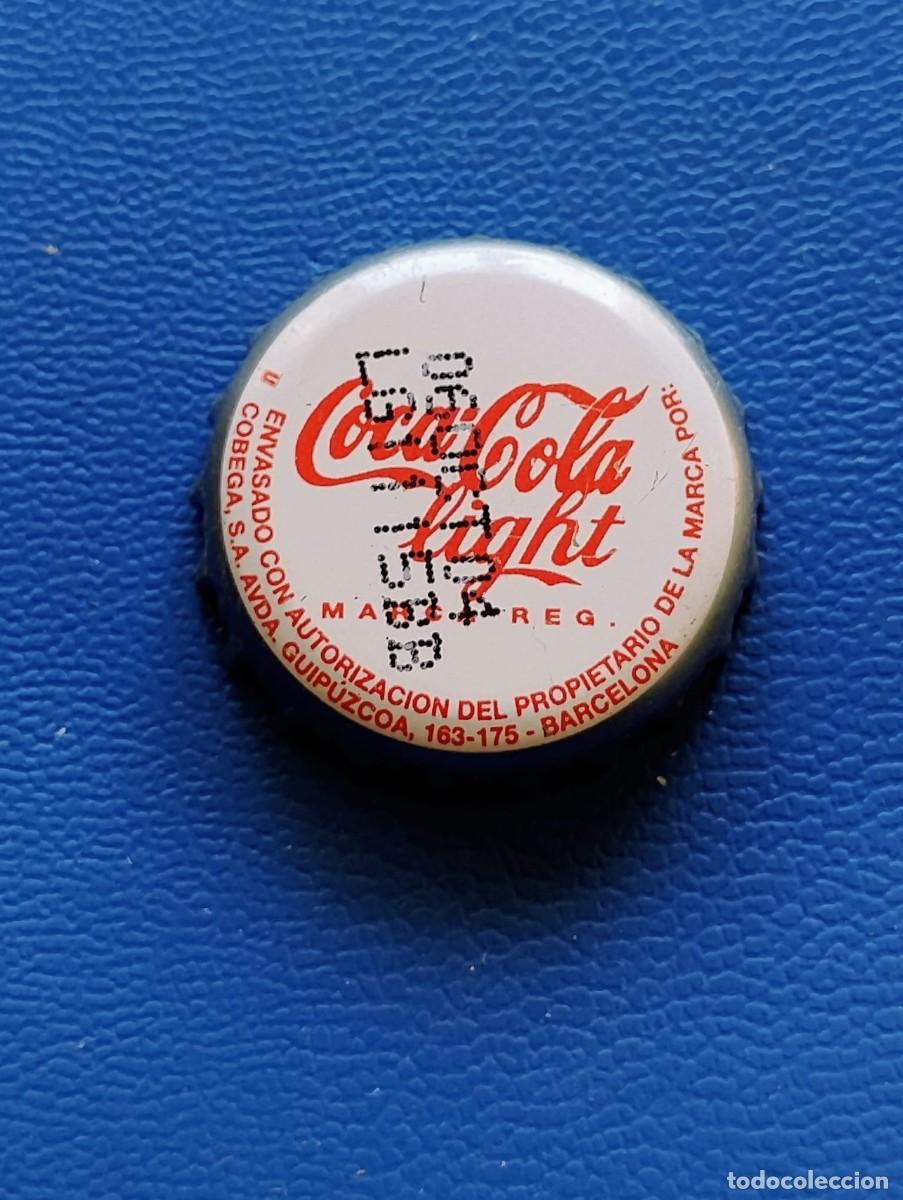 Colecionismo de Coca-Cola e Pepsi: CHAPA/TAPON CORONA COCA-COLA LIGHT- BARCELONA