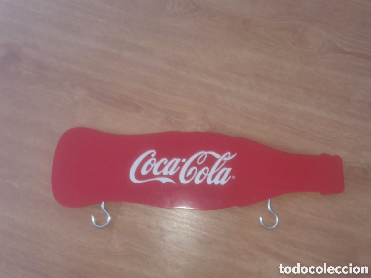 Coleccionismo de Coca-Cola y Pepsi: Perchero de coca cola - Foto 1