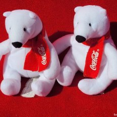Coleccionismo de Coca-Cola y Pepsi: 2 OSITOS BLANCOS DE COCA - COLA