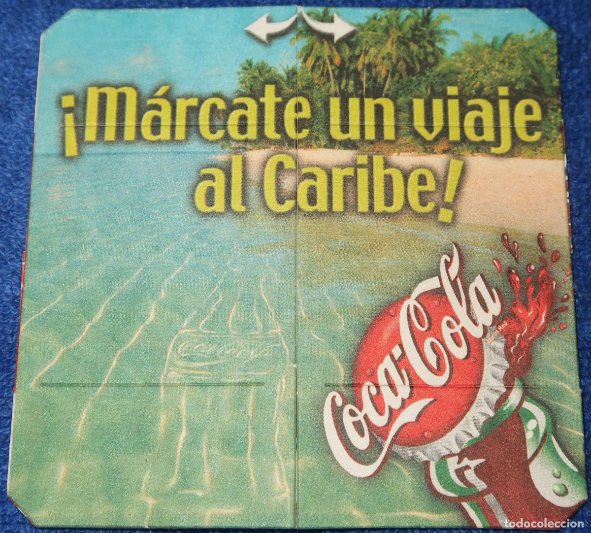 Colecionismo de Coca-Cola e Pepsi: Concurso &iexcl;Marcate un viaje al Caribe! - Posavasos Coca Cola (2000)