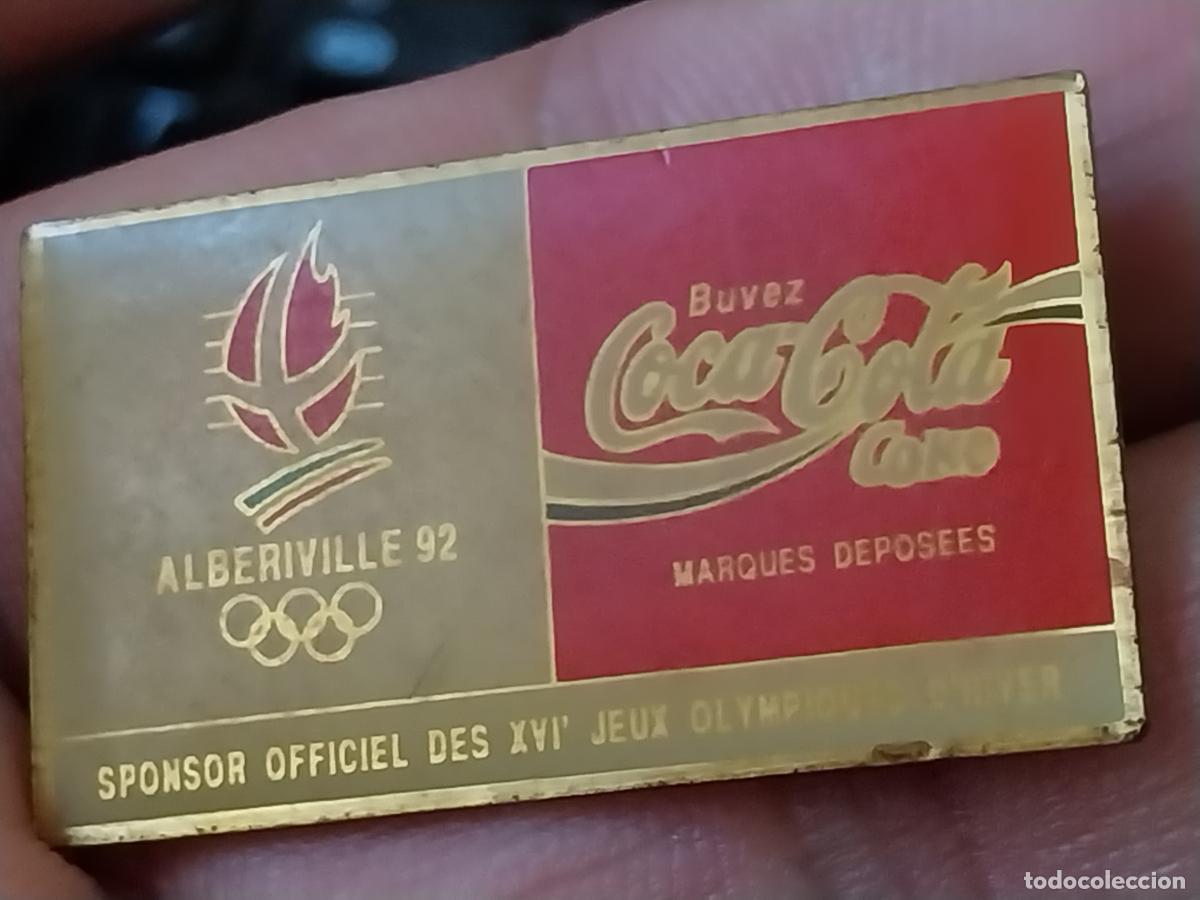 Sammeln von Coca-Cola und Pepsi: COCA COLA CANDIDATURA ALBERIVILLE 1992 PIN PINCHO GOTA USADO 3,5CM LARGO