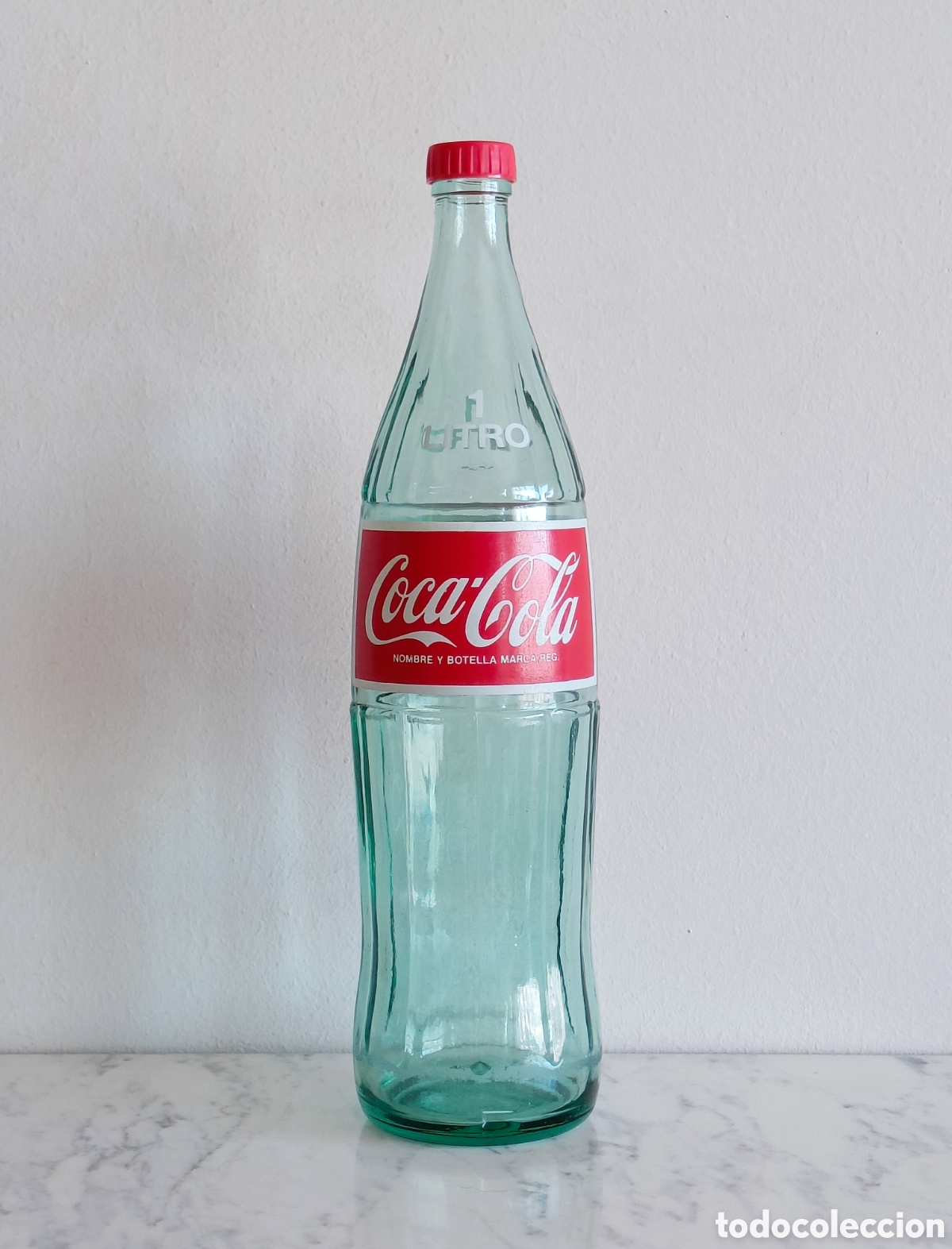 Coleccionismo de Coca-Cola y Pepsi: Botella de Coca-Cola, a&ntilde;os 80 - Foto 1