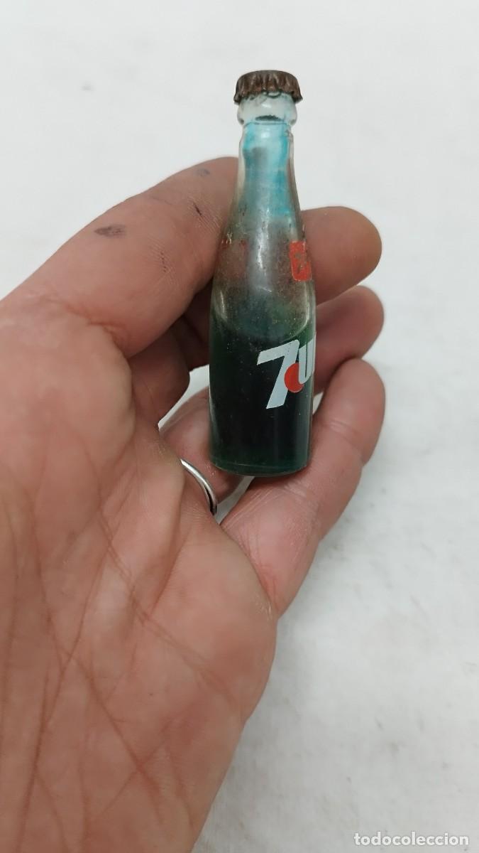 Coleccionismo de Coca-Cola y Pepsi: Botella en miniatura,de 7Up refresco bebida - Foto 3