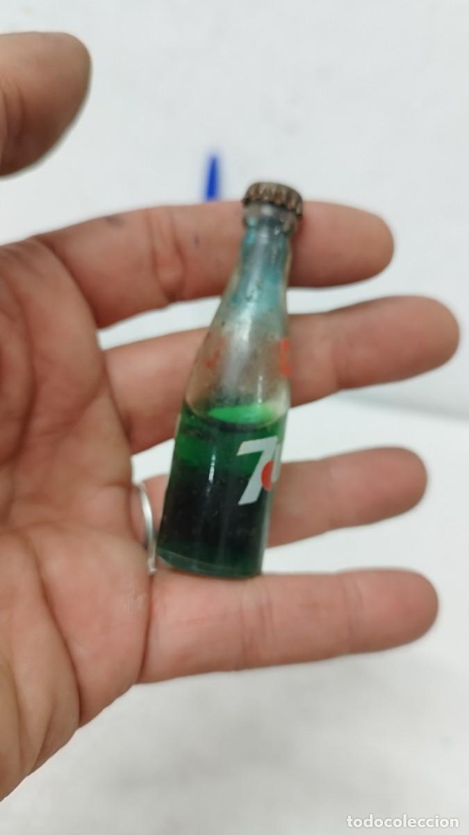 Coleccionismo de Coca-Cola y Pepsi: Botella en miniatura,de 7Up refresco bebida - Foto 5