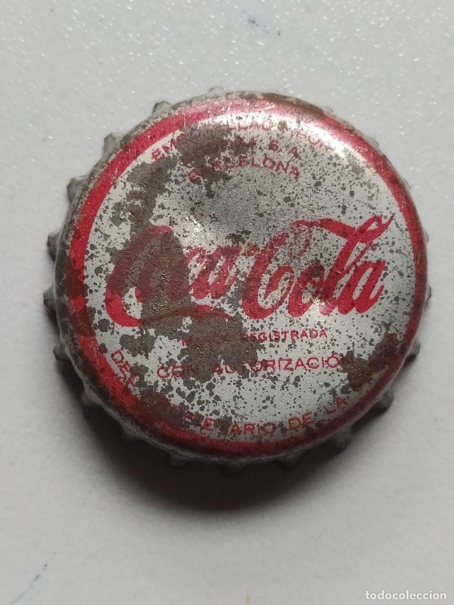Colecionismo de Coca-Cola e Pepsi: TAPON CORONA ESPA&Ntilde;A COCACOLA. DORSO DE CORCHO. USADO