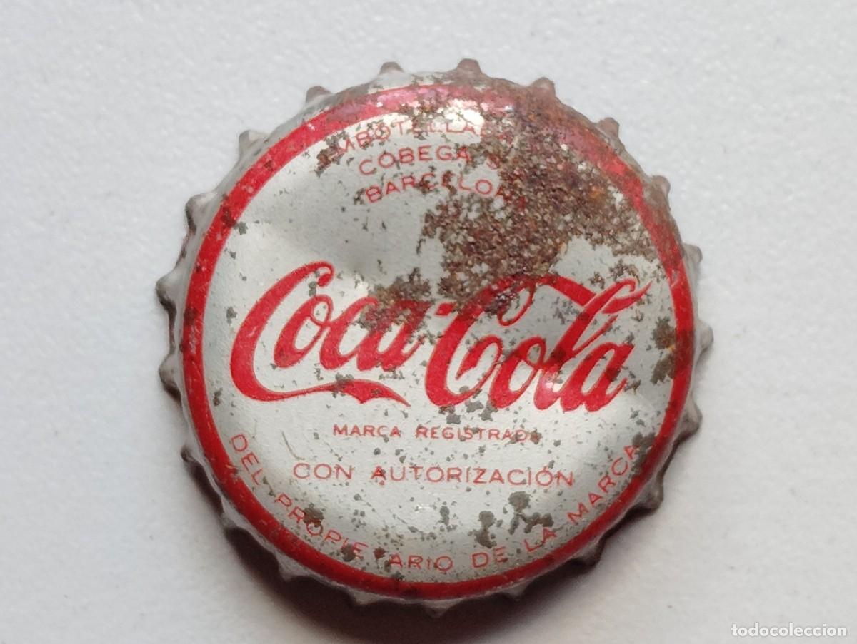 Colecionismo de Coca-Cola e Pepsi: TAPON CORONA ESPA&Ntilde;A COCACOLA. DORSO DE CORCHO. USADO